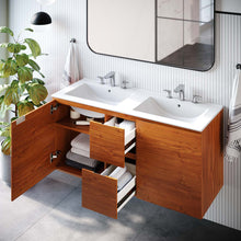 Load image into Gallery viewer, Scenic 48&quot; Double Wall-Mount Bathroom Vanity by Modway
