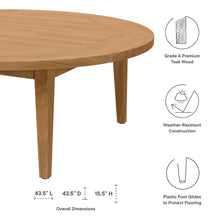 Load image into Gallery viewer, Brisbane 3-Piece Teak Wood Outdoor Patio Set by Modway
