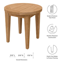 Load image into Gallery viewer, Brisbane 3-Piece Teak Wood Outdoor Patio Set by Modway
