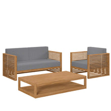 Load image into Gallery viewer, Convene 7 Piece Sectional Set in Espresso Turquoise
