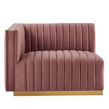 Load image into Gallery viewer, Conjure Channel Tufted Performance Velvet Loveseat by Modway
