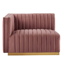 Load image into Gallery viewer, Conjure Channel Tufted Performance Velvet 4-Piece Sectional

