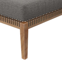 Load image into Gallery viewer, Clearwater Outdoor Patio Teak Wood Ottoman by Modway
