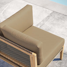 Load image into Gallery viewer, Clearwater Outdoor Patio Teak Wood Corner Chair by Modway
