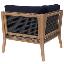 Load image into Gallery viewer, Clearwater Outdoor Patio Teak Wood Corner Chair by Modway
