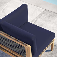 Load image into Gallery viewer, Clearwater Outdoor Patio Teak Wood Corner Chair by Modway
