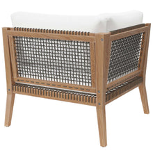 Load image into Gallery viewer, Clearwater Outdoor Patio Teak Wood Corner Chair by Modway
