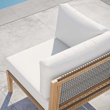 Load image into Gallery viewer, Clearwater Outdoor Patio Teak Wood Corner Chair by Modway
