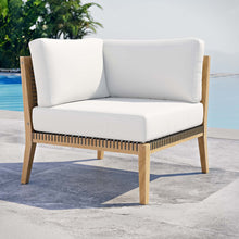 Load image into Gallery viewer, Clearwater Outdoor Patio Teak Wood Corner Chair by Modway
