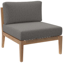 Load image into Gallery viewer, Clearwater Outdoor Patio Teak Wood Armless Chair by Modway
