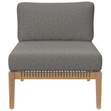 Load image into Gallery viewer, Clearwater Outdoor Patio Teak Wood Armless Chair by Modway

