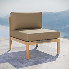Load image into Gallery viewer, Clearwater Outdoor Patio Teak Wood Armless Chair by Modway

