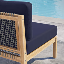Load image into Gallery viewer, Clearwater Outdoor Patio Teak Wood Armless Chair by Modway
