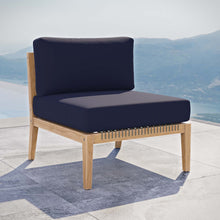 Load image into Gallery viewer, Clearwater Outdoor Patio Teak Wood Armless Chair by Modway
