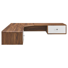 Load image into Gallery viewer, Transmit 55&quot; Wall Mount Corner Wood Office Desk by Modway
