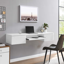 Load image into Gallery viewer, Render Wall Mount Wood Office Desk
