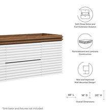 Load image into Gallery viewer, Render 48&quot; Single Sink Compatible (Not Included) Bathroom Vanity Cabinet by Modway
