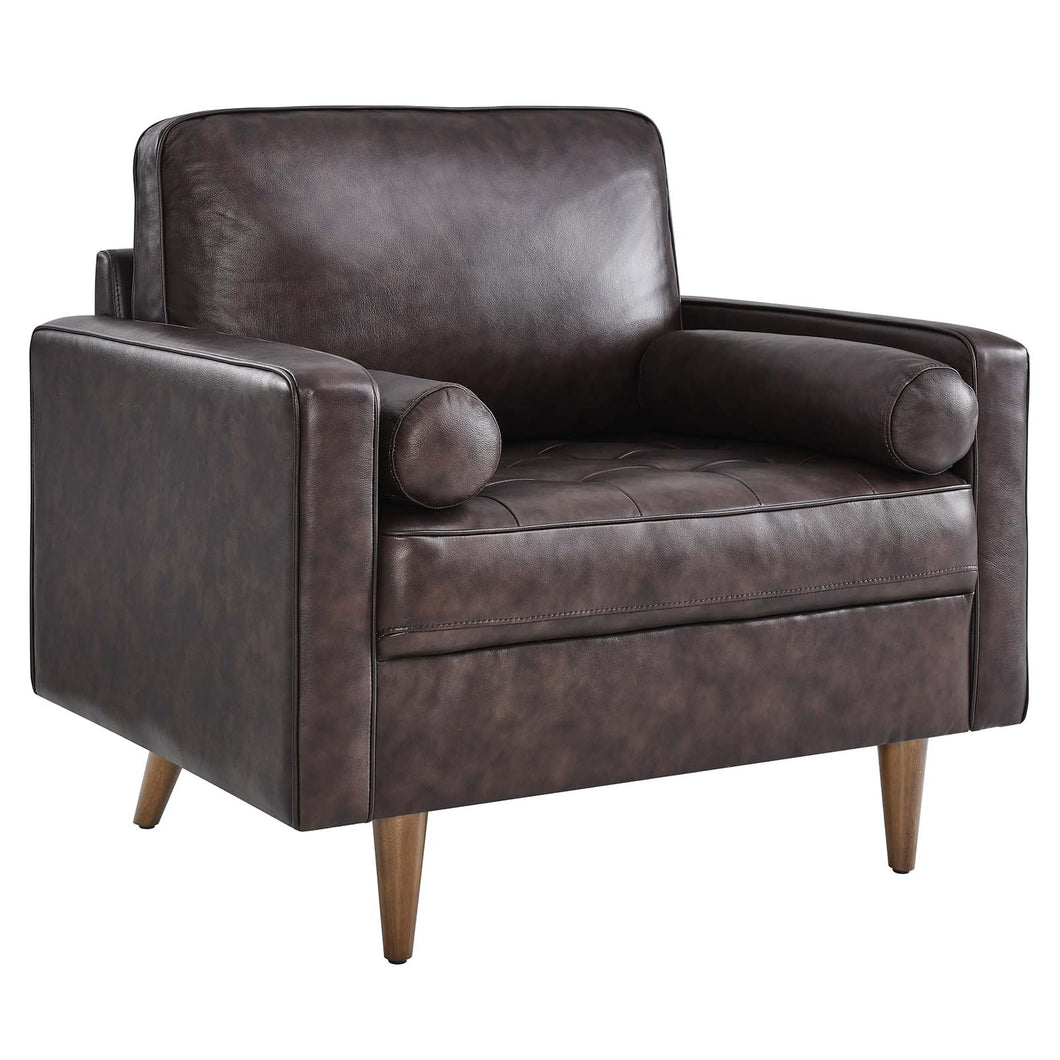 Valour Leather Armchair by Modway