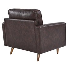 Load image into Gallery viewer, Valour Leather Armchair by Modway
