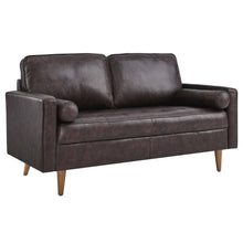 Load image into Gallery viewer, Valour Leather Loveseat by Modway
