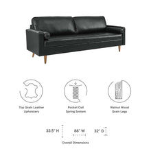 Load image into Gallery viewer, Valour 88&quot; Leather Sofa by Modway
