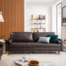Load image into Gallery viewer, Valour 88&quot; Leather Sofa by Modway
