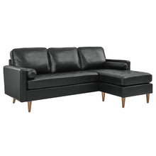 Load image into Gallery viewer, Valour 78&quot; Leather Apartment Sectional Sofa by Modway
