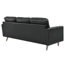 Load image into Gallery viewer, Valour 78&quot; Leather Apartment Sectional Sofa by Modway
