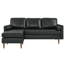 Load image into Gallery viewer, Valour 78&quot; Leather Apartment Sectional Sofa by Modway
