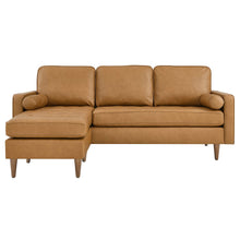 Load image into Gallery viewer, Valour 78&quot; Leather Apartment Sectional Sofa by Modway
