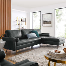 Load image into Gallery viewer, Valour 98&quot; Leather Sectional Sofa by Modway
