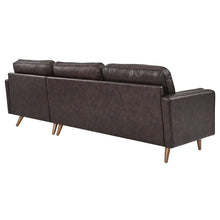 Load image into Gallery viewer, Valour 98&quot; Leather Sectional Sofa by Modway
