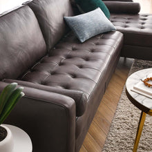 Load image into Gallery viewer, Valour 98&quot; Leather Sectional Sofa by Modway
