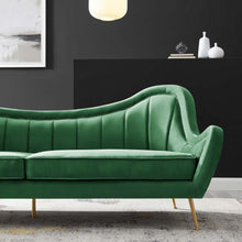 Load image into Gallery viewer, Cheshire Channel Tufted Performance Velvet Sofa by Modway
