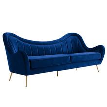 Load image into Gallery viewer, Cheshire Channel Tufted Performance Velvet Sofa by Modway
