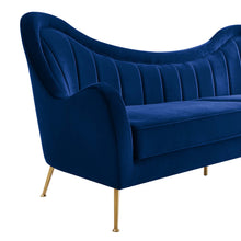 Load image into Gallery viewer, Cheshire Channel Tufted Performance Velvet Sofa by Modway
