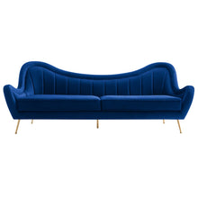 Load image into Gallery viewer, Cheshire Channel Tufted Performance Velvet Sofa by Modway
