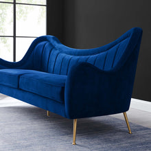 Load image into Gallery viewer, Cheshire Channel Tufted Performance Velvet Sofa by Modway
