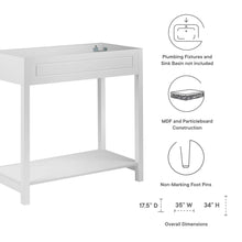 Load image into Gallery viewer, Altura 36&quot; Bathroom Vanity Cabinet (Sink Basin Not Included) by Modway
