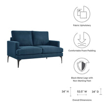 Load image into Gallery viewer, Evermore Upholstered Fabric Loveseat by Modway
