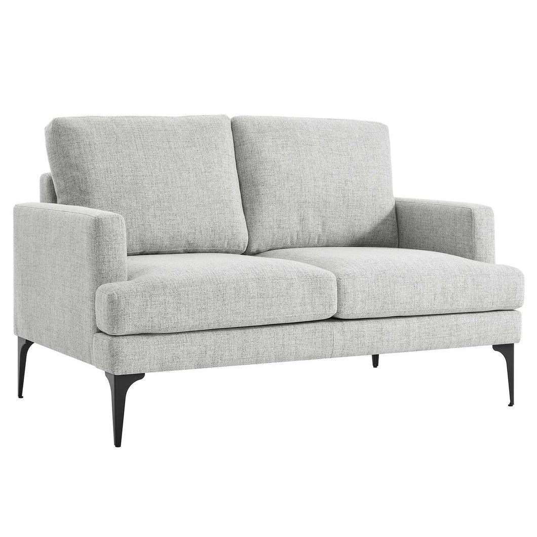 Evermore Upholstered Fabric Loveseat by Modway