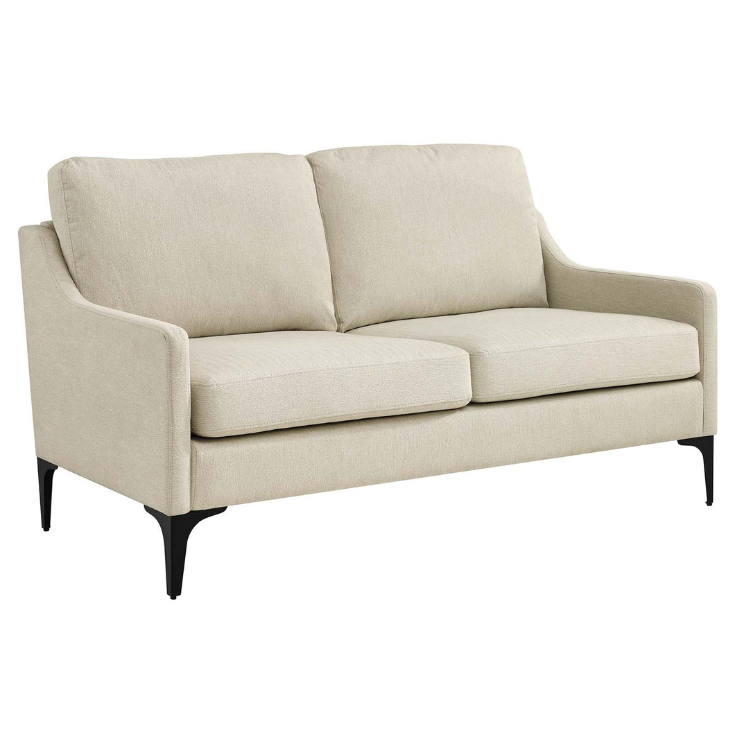 Corland Upholstered Fabric Loveseat by Modway