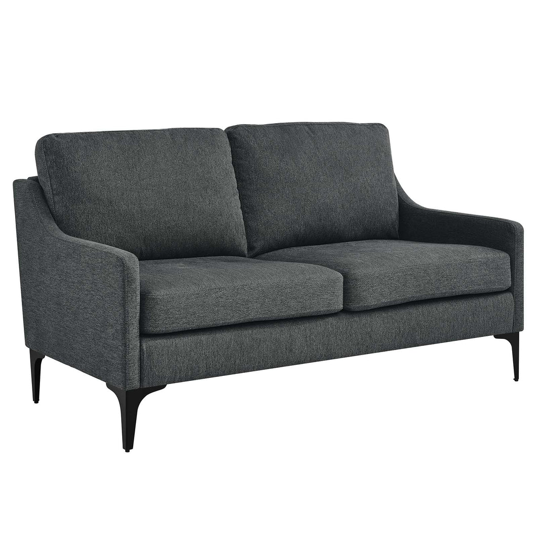 Corland Upholstered Fabric Loveseat by Modway