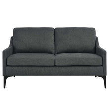 Load image into Gallery viewer, Corland Upholstered Fabric Loveseat by Modway
