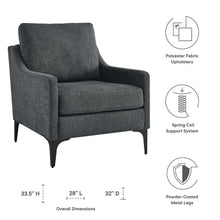 Load image into Gallery viewer, Corland Upholstered Fabric Armchair by Modway
