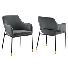 Load image into Gallery viewer, Jovi Performance Velvet Dining Armchair Set of 2 by Modway
