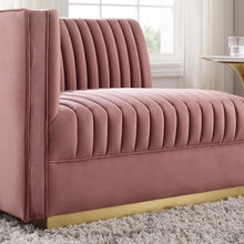 Load image into Gallery viewer, Sanguine Channel Tufted Performance Velvet Modular Sectional Sofa Left-Arm Chair by Modway
