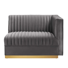 Load image into Gallery viewer, Sanguine Channel Tufted Performance Velvet Modular Sectional Sofa Right-Arm Chair by Modway
