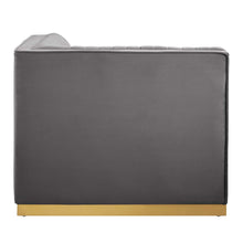 Load image into Gallery viewer, Sanguine Channel Tufted Performance Velvet Modular Sectional Sofa Left Corner Chair by Modway
