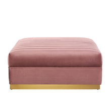Load image into Gallery viewer, Sanguine Channel Tufted Performance Velvet Modular Sectional Sofa Ottoman by Modway
